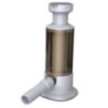 Aparat de Umplut Carnati, Flippy, Manual Rezistent, Usor de Folosit si Depozitat, Durabil, Calitativ, 4 Tuburi/Marimi Incluse, 26.3 x 11 x 11 cm, Transparent Maro