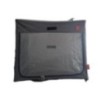 Cusca Animale pentru Uscare Blana, Flippy, din Textil, Fereastra Transparenta, 53 x 36 x 42 cm, Gri
