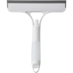 Racleta de Curatare 3 in 1, Flippy, Multifunctional, Pentru Casa si Masina, Pulverizator de Spray, Racleta din Silicon si Burete, 21.5 x 25.7 cm, Alb