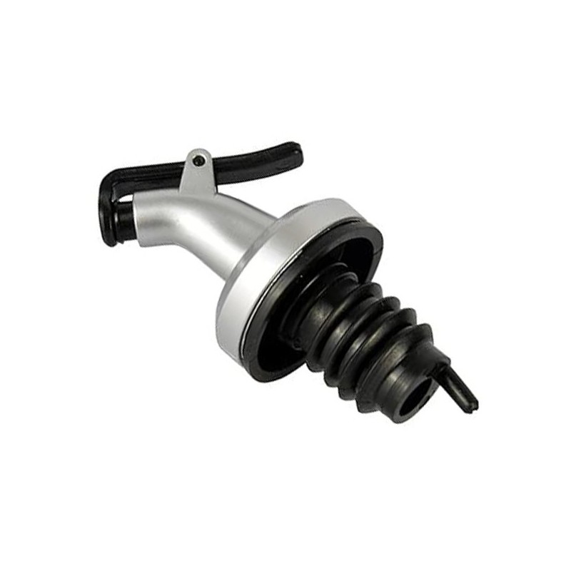 Picurator cu Dop pentru Sticla, Flippy, Dop Dispenser pentru Ulei Sosuri, 8.5 x 3 cm, Argintiu
