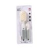 Set 3 Perii de Spalat Biberoane, Flippy, pentru Tetina, Biberon, Pai, Materiale Sigure, fara BPA, Curatare 360°, Verde