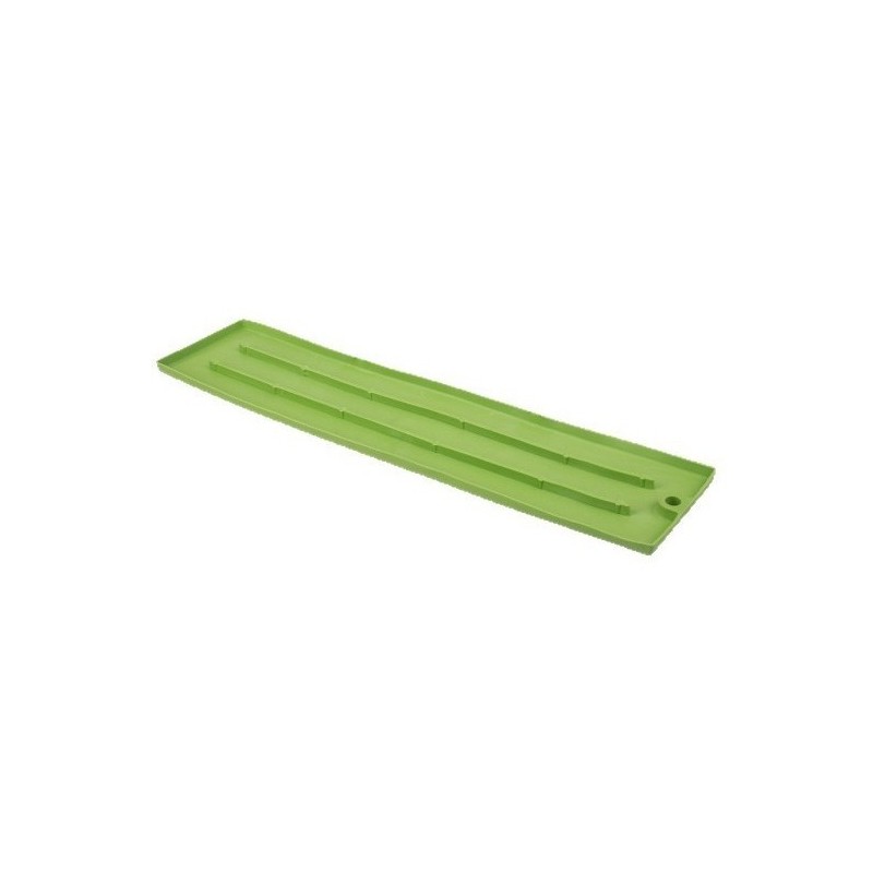 Suport Scurgere Vase, Flippy, din Silicon, Anti-alunecare, 30 x 8 x 1 cm, Verde