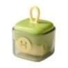 Rola pentru scame, Flippy, Indreptator de Scame Laviabila, forma de Cub din plastic, Portabil si Dragut 6 x 4.3 x 4.3 cm, Verde Matcha
