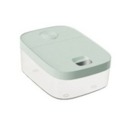 Cutie de Depozitare Flippy, de Uz Casnic, Rezistentă la Insecte și la Umiditate, Rezervor Sigilat pentru Depozitare Alimentară, Capacitate 6 kg, 37 x 26 x 14.5cm, Verde